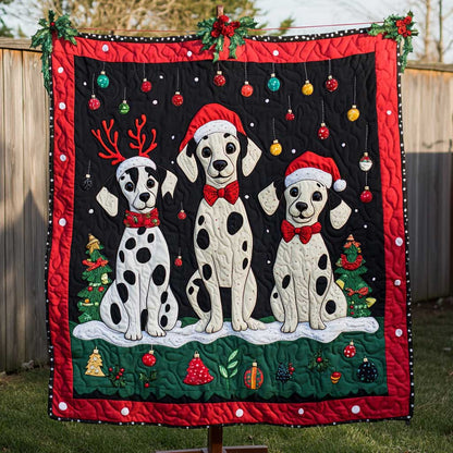 Dalmatian Reindeer Squad WN3009039CL Quilt