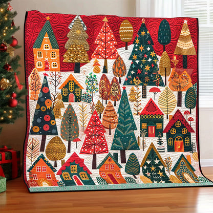 Whimsical Christmas House WP2208032CL Quilt