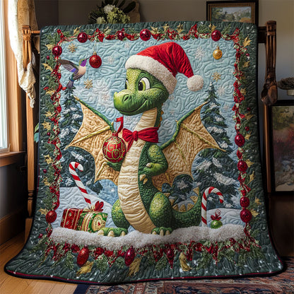 Dragon's Christmas Cheer WN0712043CL Quilt