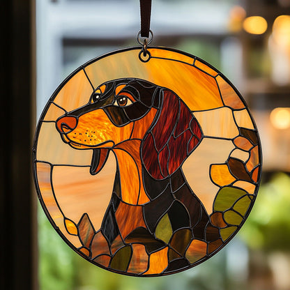 Dachshund WJ0611038CL Suncatcher
