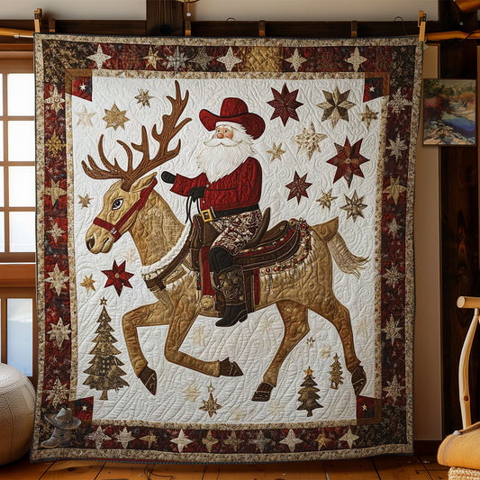 Cowboy Santa WN1311017CL Quilt