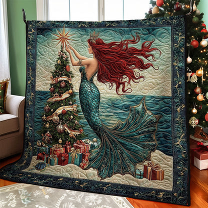 Mermaid Christmas Tree WY1012038CL Quilt