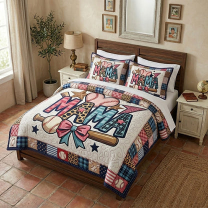 Baseball Mom Heart WN0304007CL Duvet Cover Set