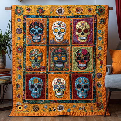 Skull Patchwork WX0811033CL Quilt