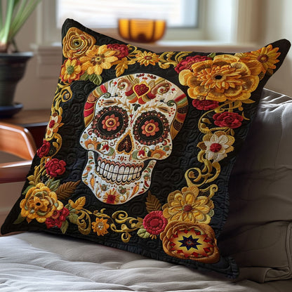 Golden Skull WN2110154CL Quilt Pillow Case