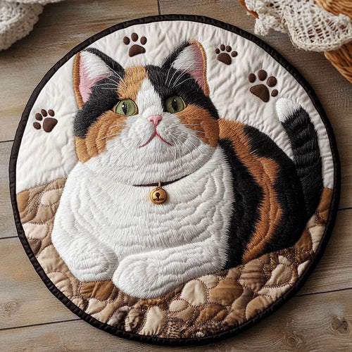 Charming Calico CP2304011CL Quilted Round Mat