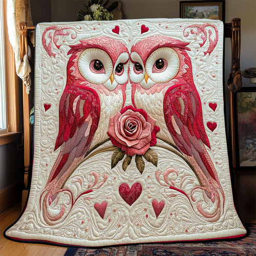 Owl Valentine WX0701038CL Quilt