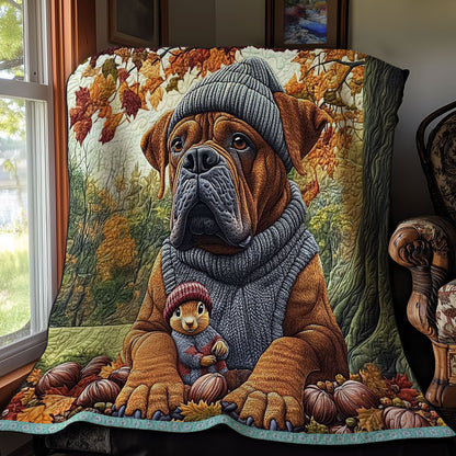 Autumn Dog WX1511001CL Quilt