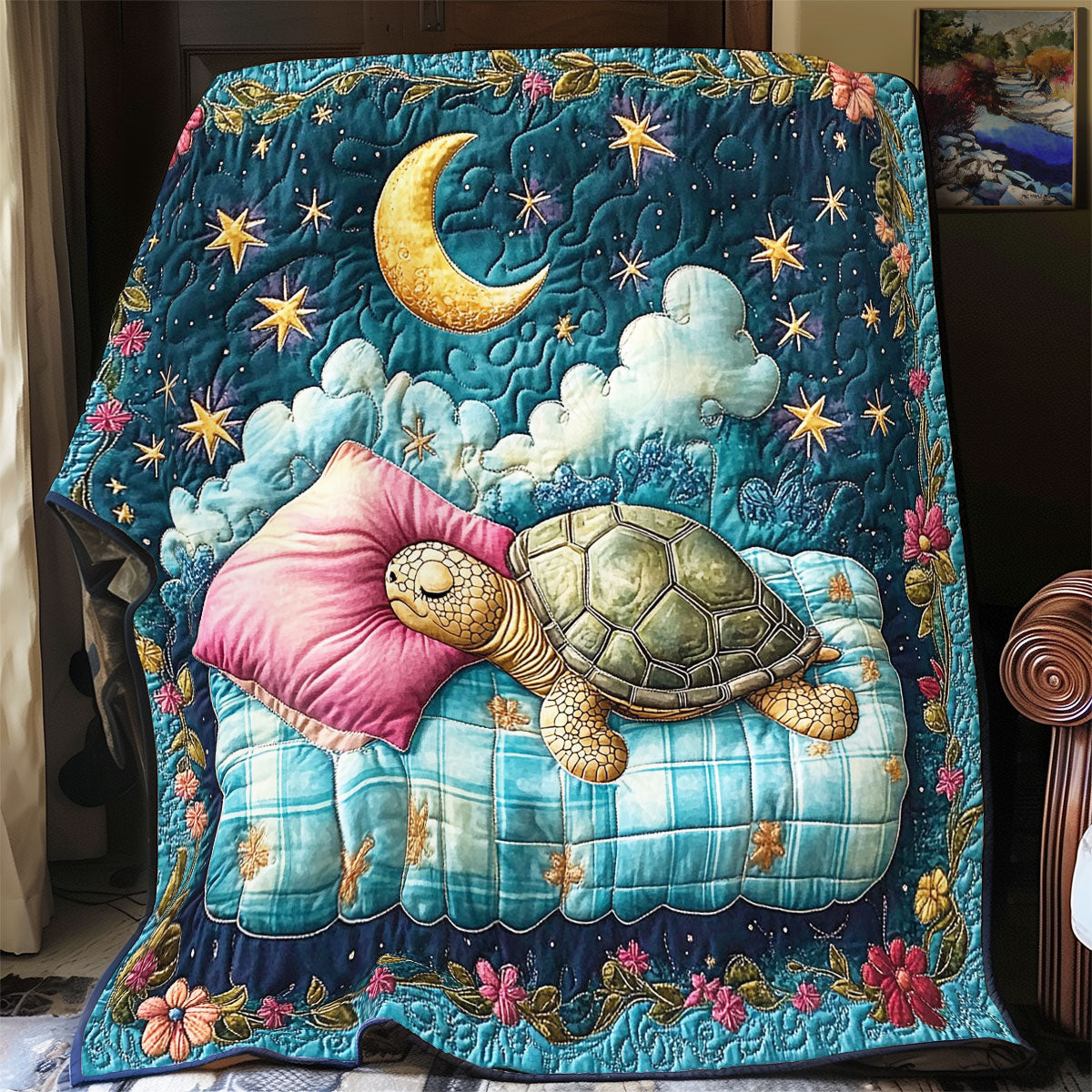 Sweet Dream Of Turtle WY1701062CL Quilt