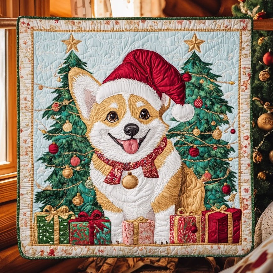 Cozy Corgi Joy CW2310033CL Quilt