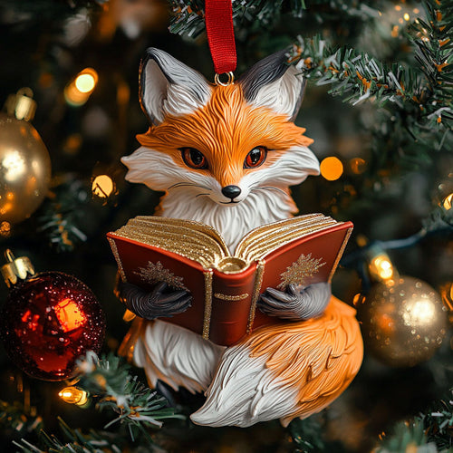 Fox Book CW0311006CL Christmas Ornament