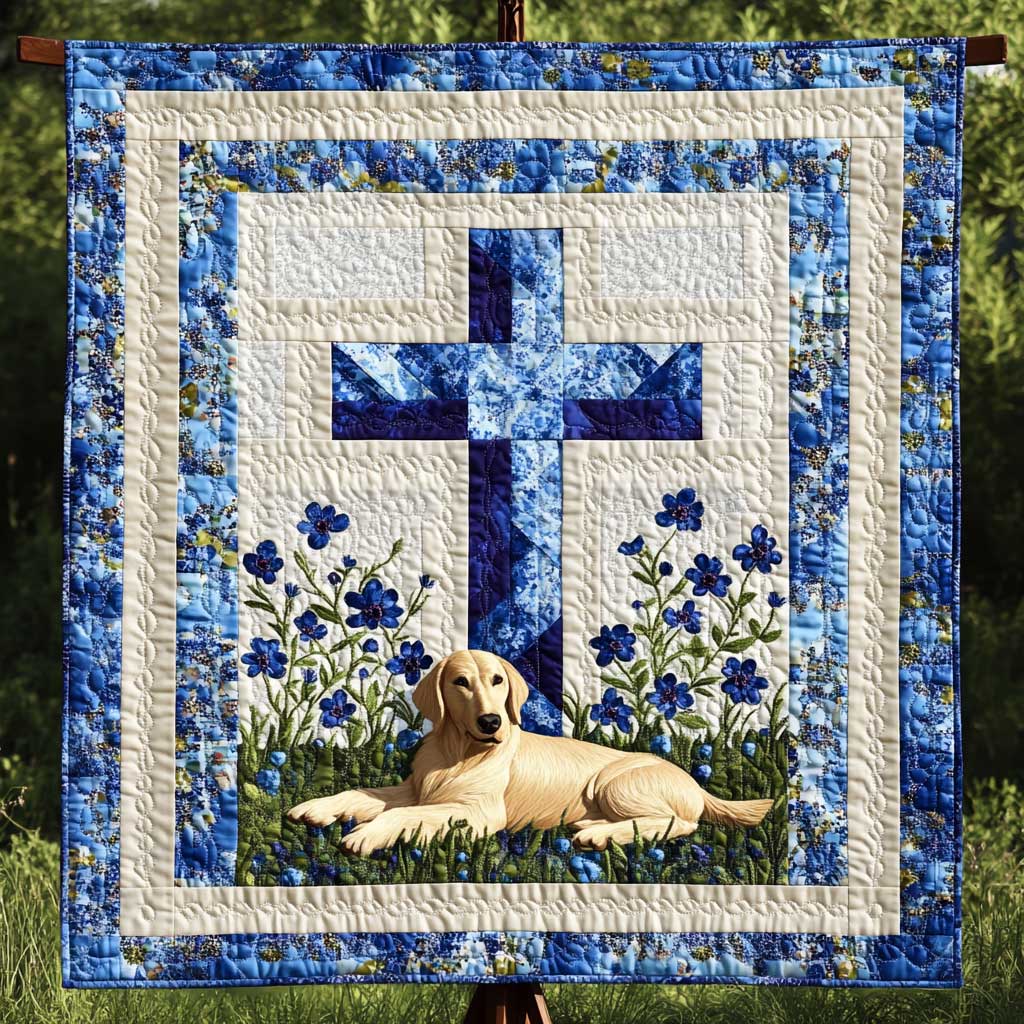Dog's Rest By The Cross WN3009028CL Quilt