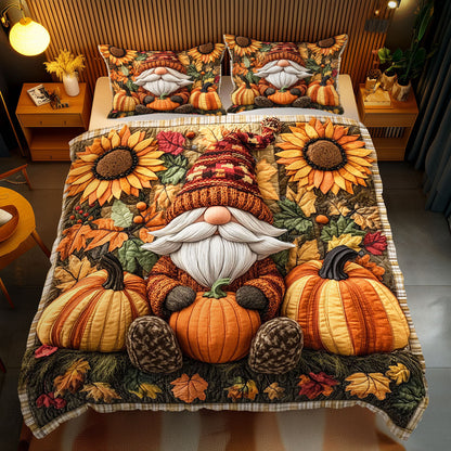 Gnome’s Pumpkin Haven WJ2412028CL Duvet Cover Set