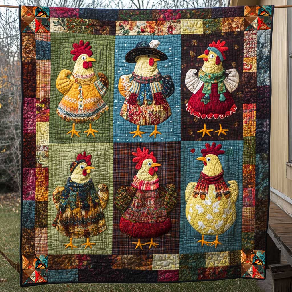Chicken WJ0110003CL Quilt