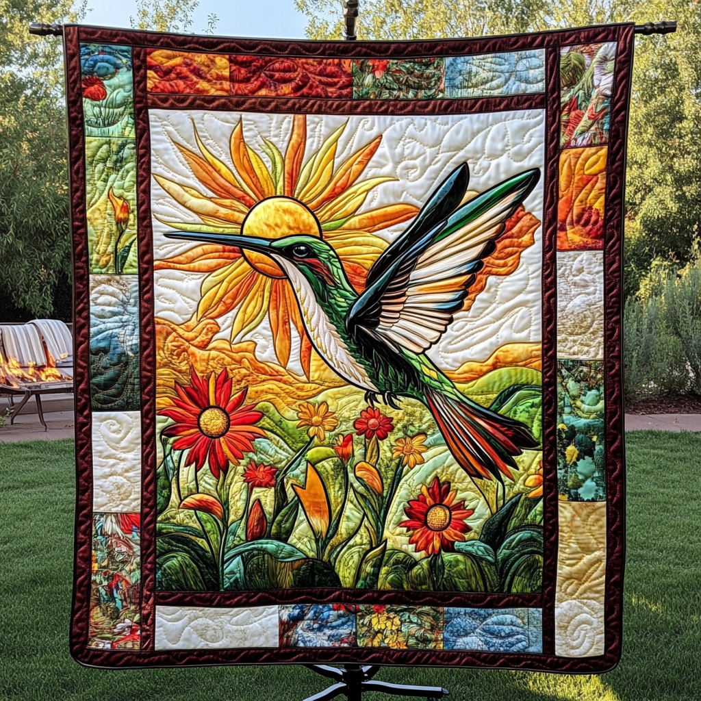 Prismatic Hummingbird WN2009085CL Quilt