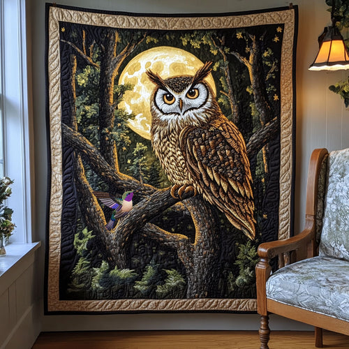 Owl in Moonlight WX2910017CL Quilt