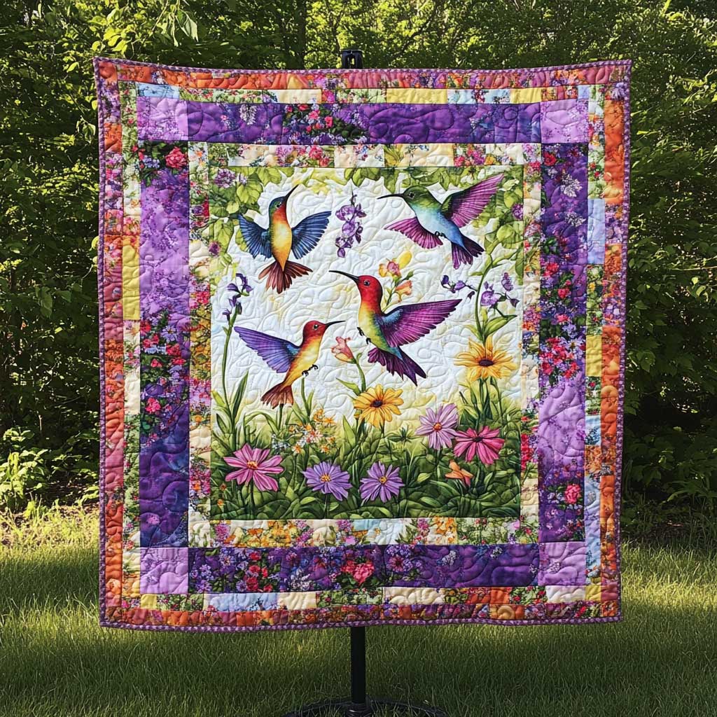 Hummingbird Violet Harmony WN2809008CL Quilt