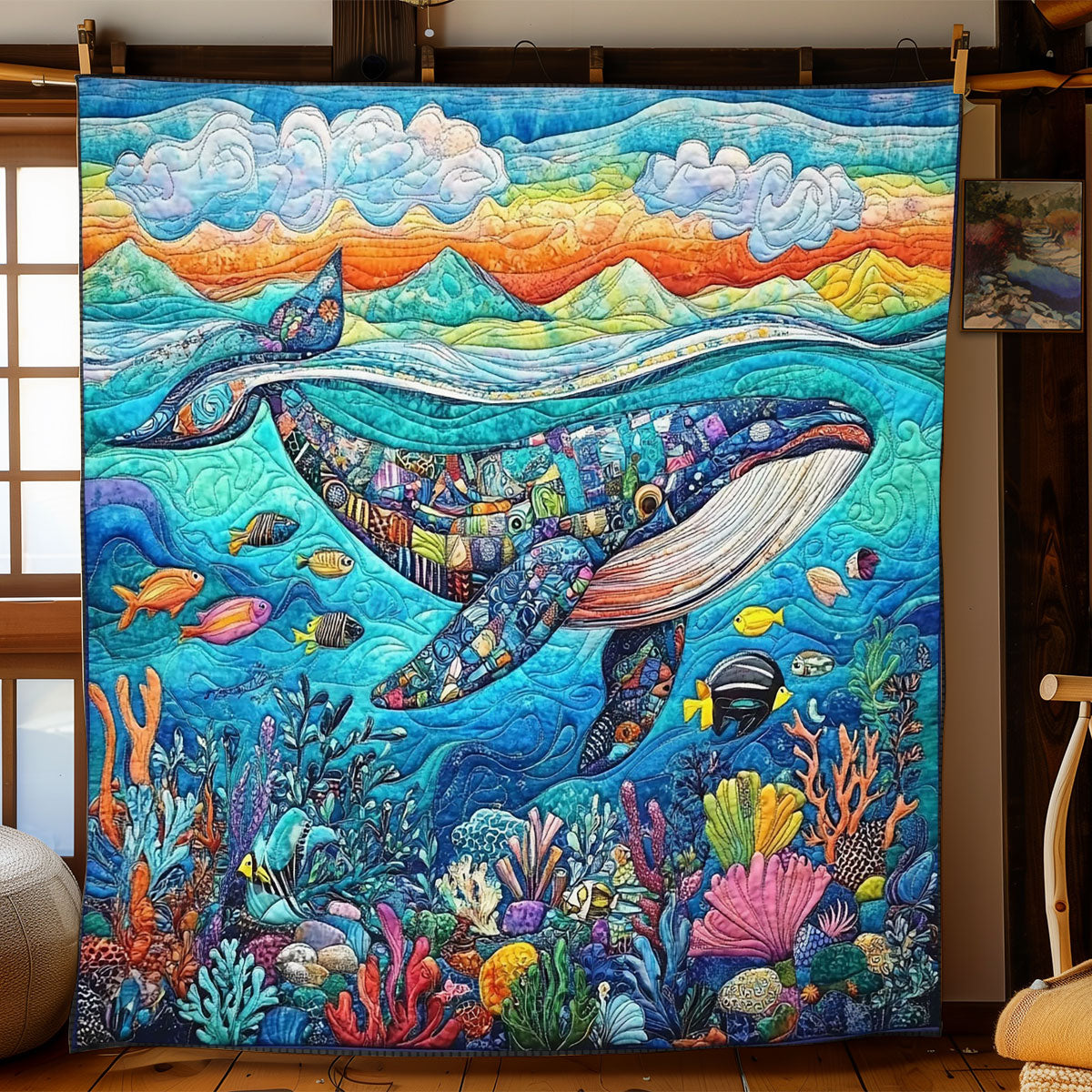 Whale Odyssey WJ3012023CL Quilt