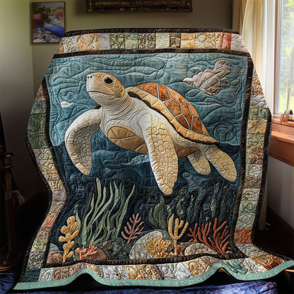 Turtle Swim WX2111050CL Quilt