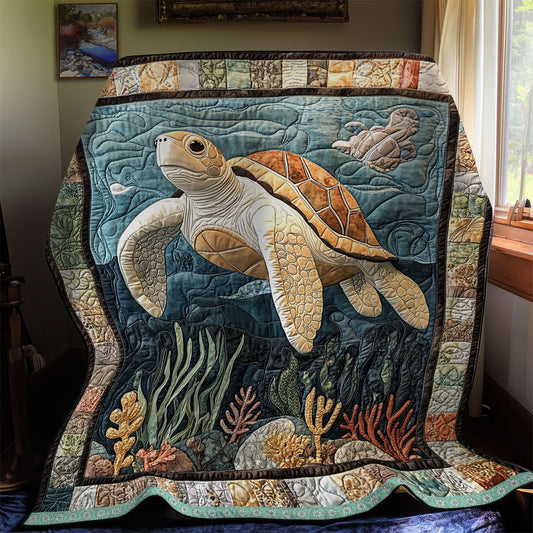 Turtle Swim WX2111050CL Quilt