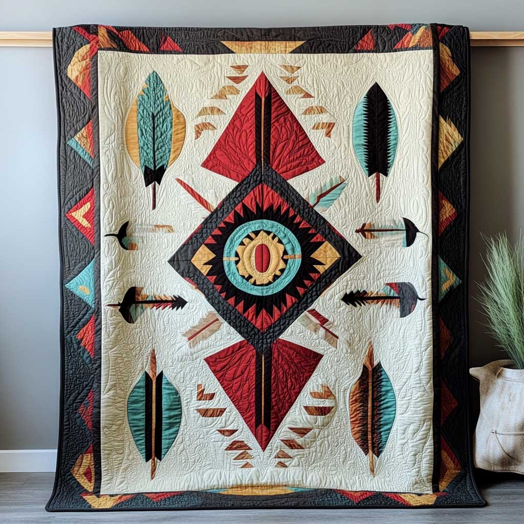 Ancient Symbol Native American WP1510005CL Quilt