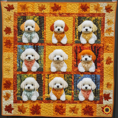 Fall Dog WY2011029CL Quilt