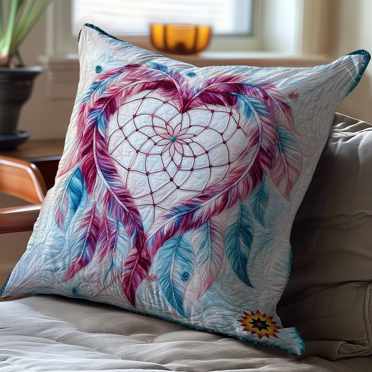 Heart Dreamcatcher WY0912074CL Quilt Pillow Case