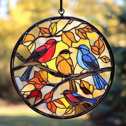 Bird In Autumn WY2202100CLSuncatcher