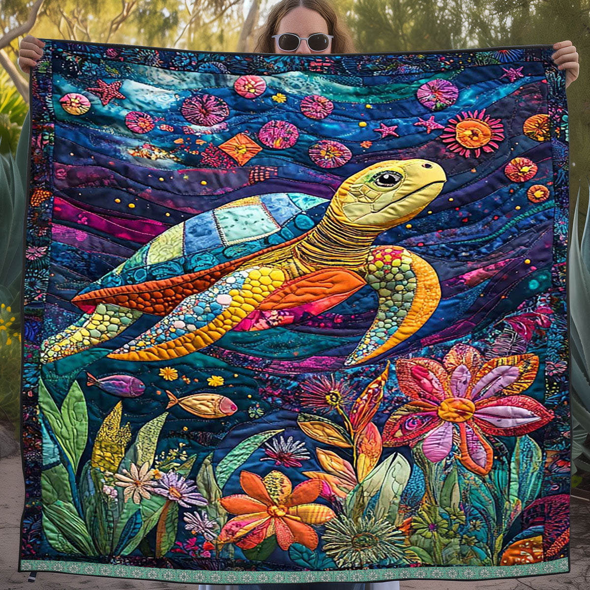 Sea Turtle WJ2409004CL Quilt