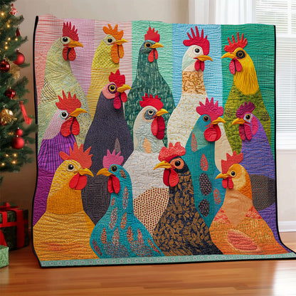 Chicken WU0110006CL Quilt