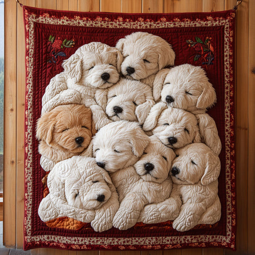 Bundle of Pups CW2209061CL Quilt