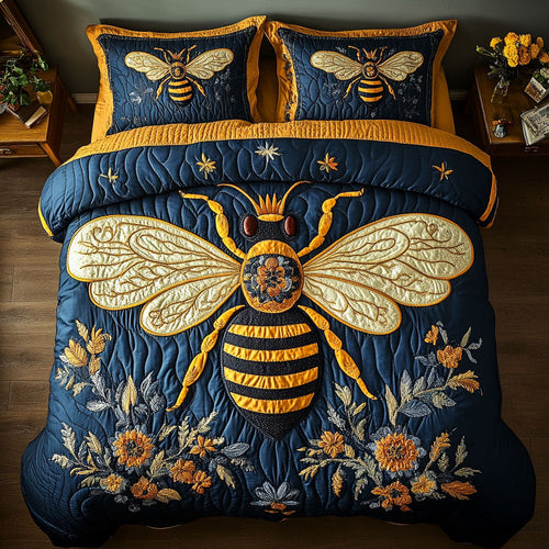 Bee Flower WX0901069CL Duvet Cover Set