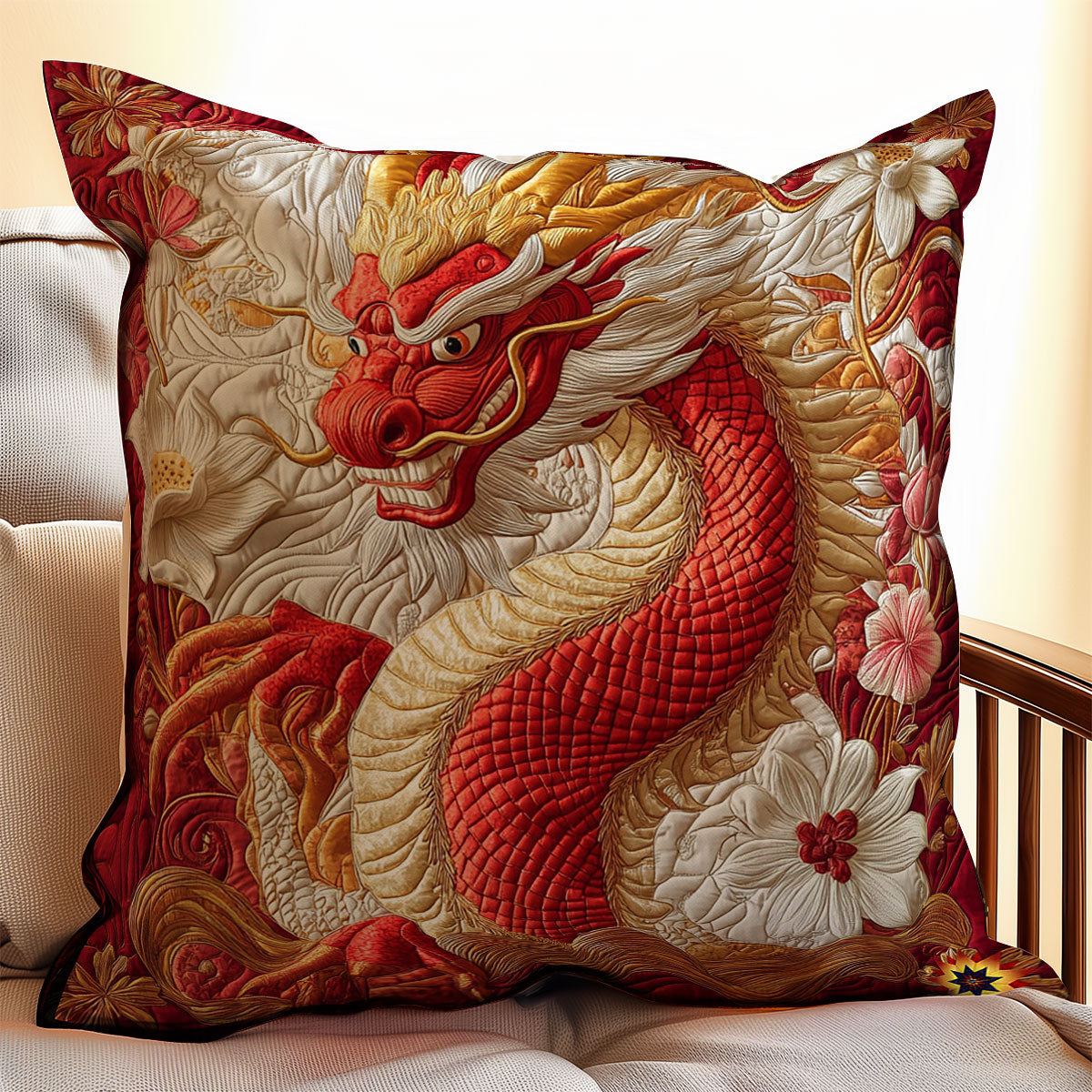 Red Dragon WY0612092CL Quilt Pillow Case