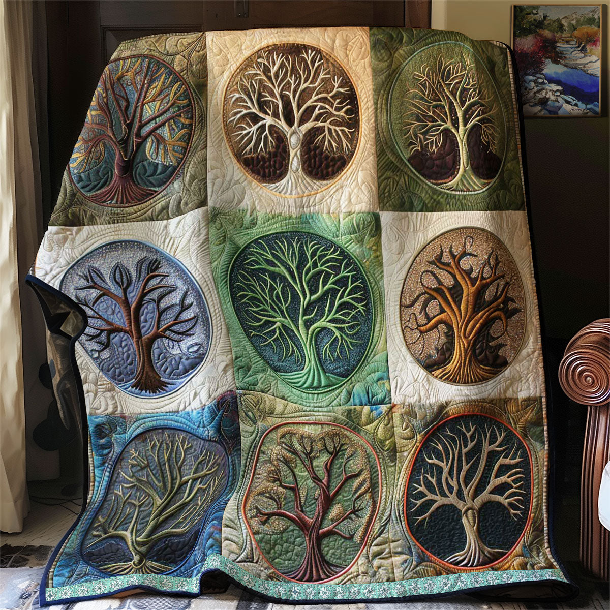 Tree Of Life Eternal Balance WN1209060CL Quilt