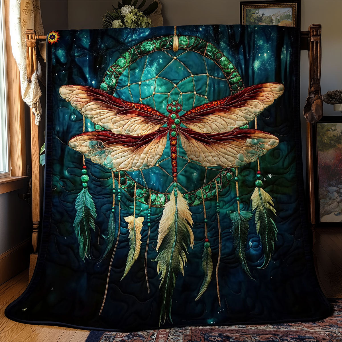 Dreamcatcher Dragonfly WY0312027CL Quilt