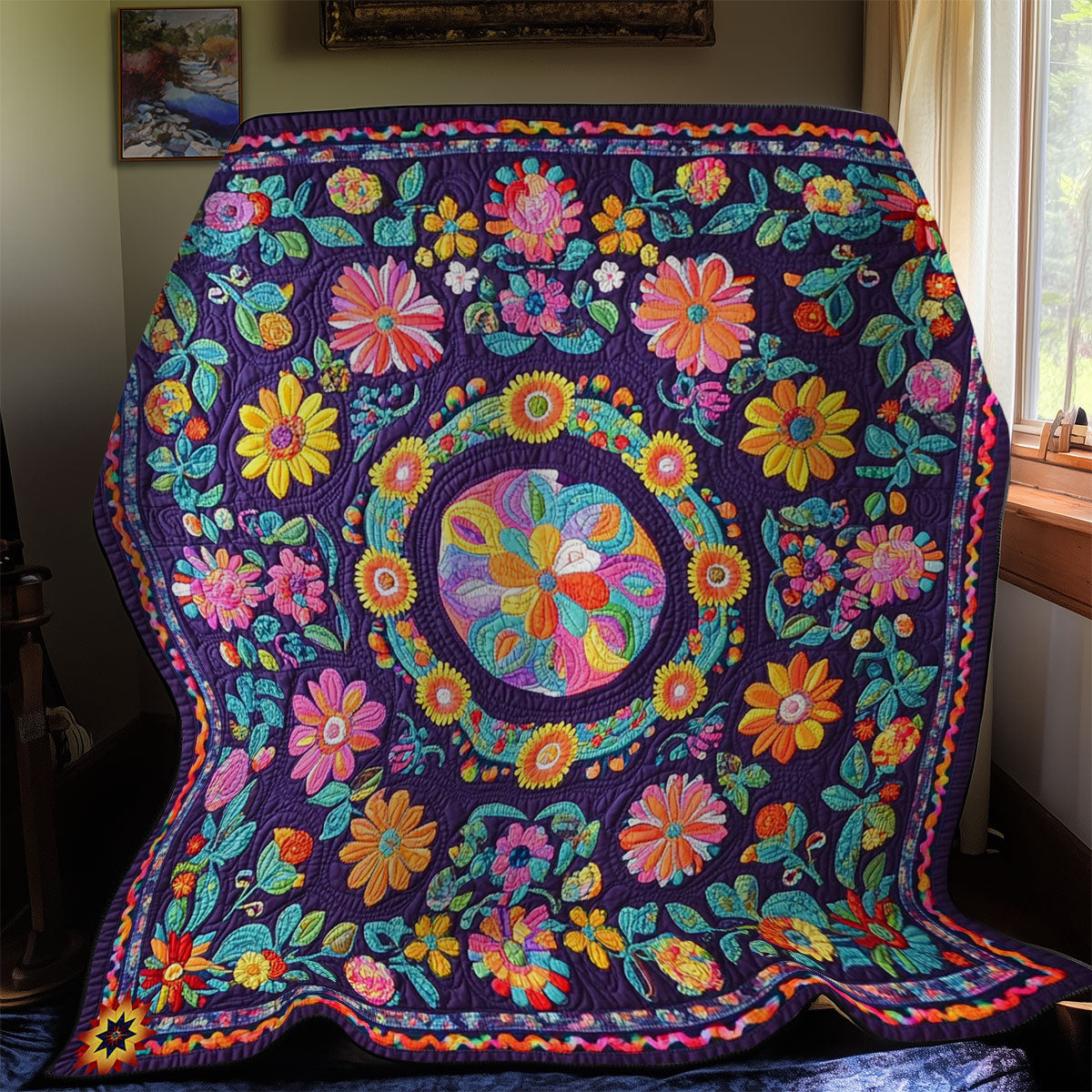 Flower WY2811009CL Quilt