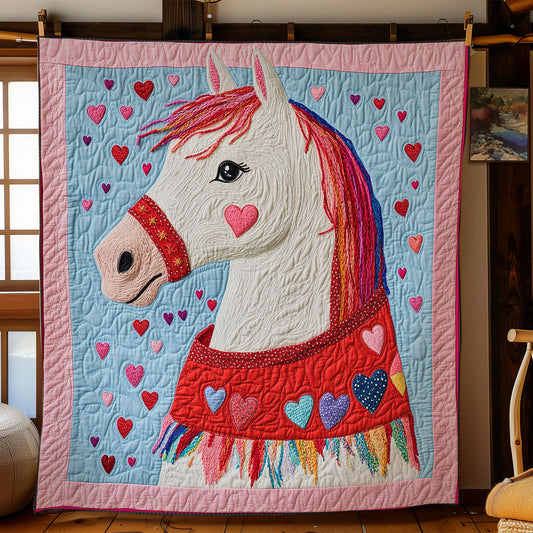 Valentine Horse WY0202063CL Quilt
