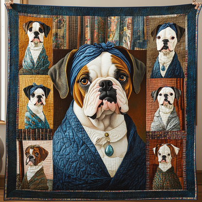 Bulldog Beauty WN2509081CL Quilt