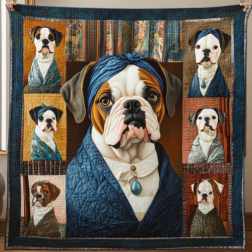 Bulldog Beauty WN2509081CL Quilt