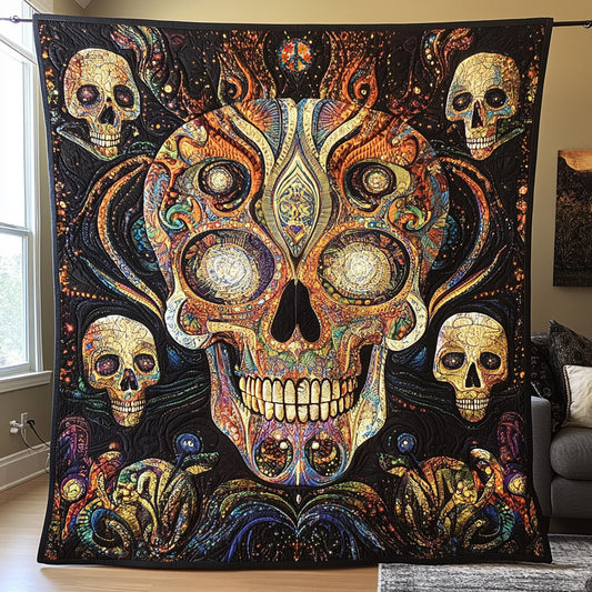 Abstract Skull WU2210005CL Quilt