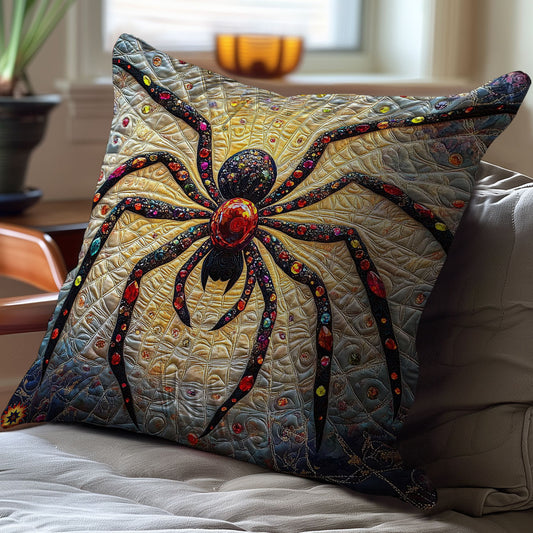 Gemstone Black Spider WY0912097CL Quilt Pillow Case