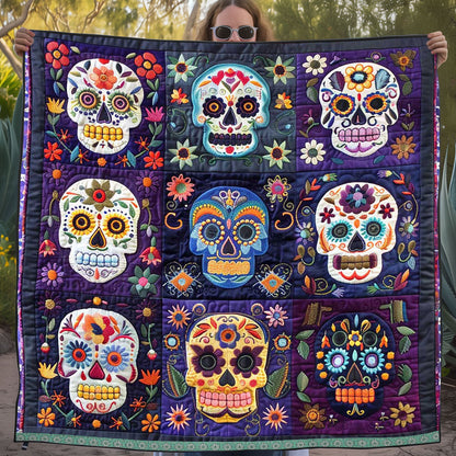 Calavera Sugar Skulls WJ2009004CL Quilt
