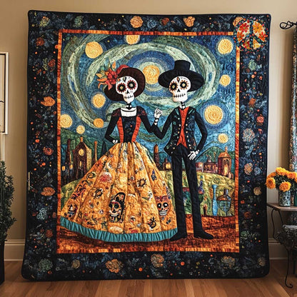 Day Of The Dead Starry Night WN2810021CL Quilt