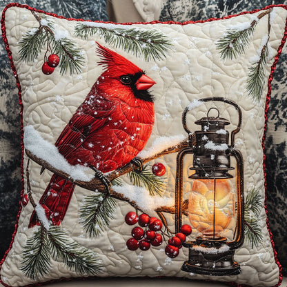 Cardinal Lantern Winter WT2702069CL Quilt Pillow Case