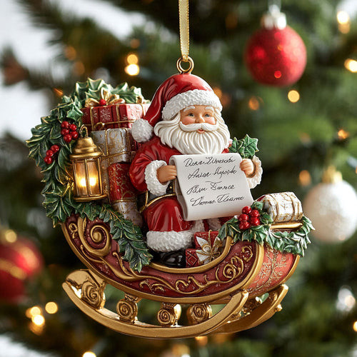 Cheer Scroll CP1810039CL Christmas Ornament