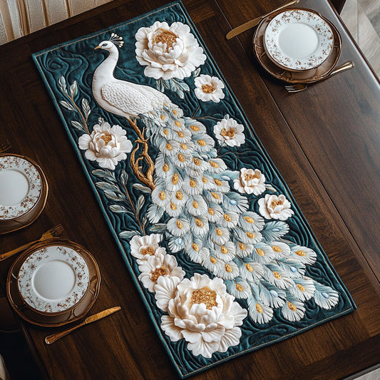 Floral Majesty CP2804041CL Quilted Table Runner