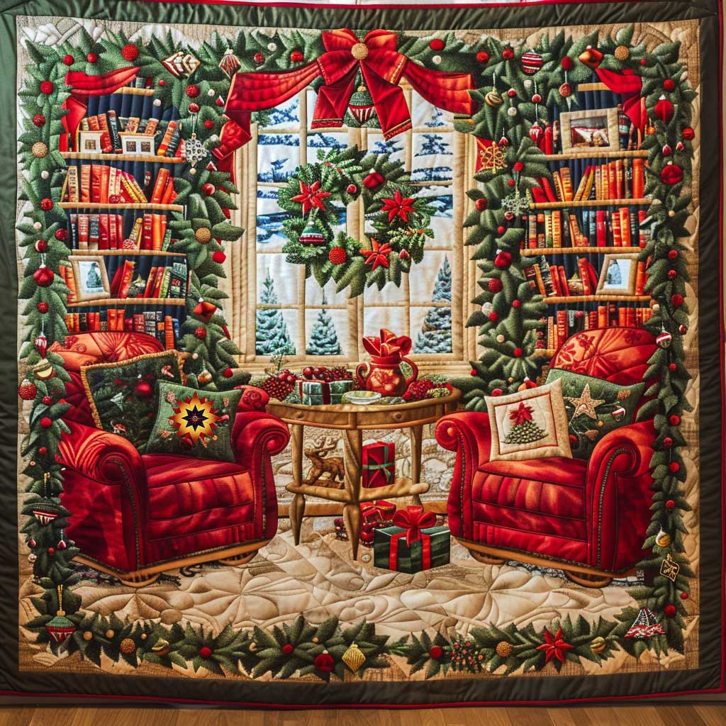 Christmas Cozzy Livingroom WP3010011CL Quilt