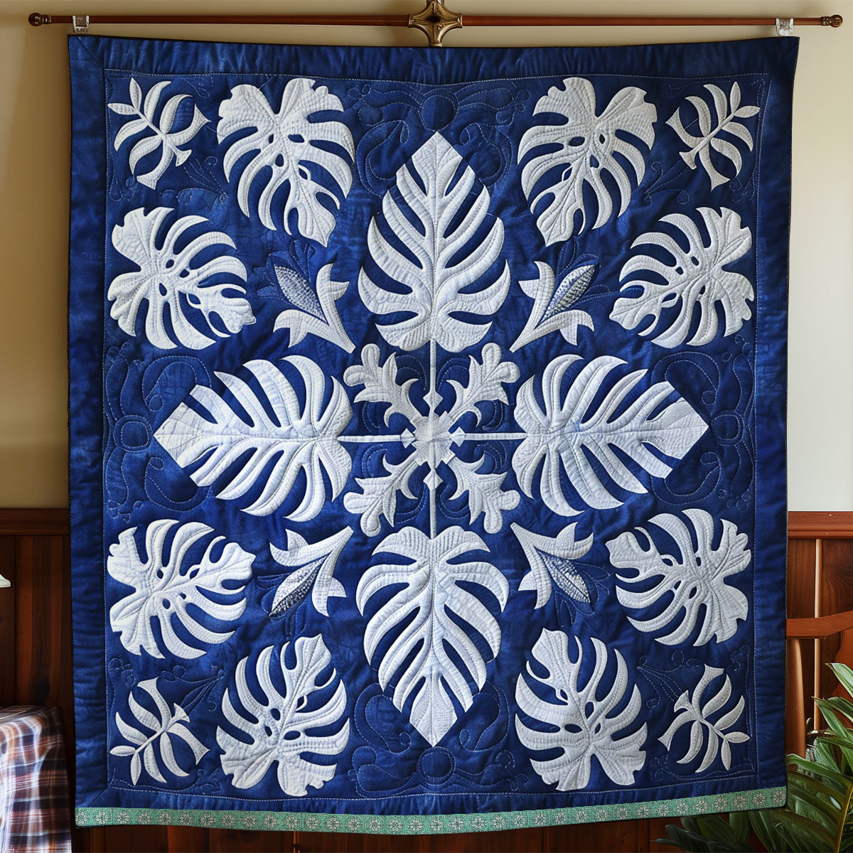 Hawaiian Island Leaves WN1209077CL Quilt