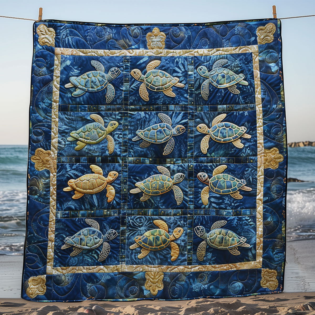 Baby Turtle WY0301032CL Quilt