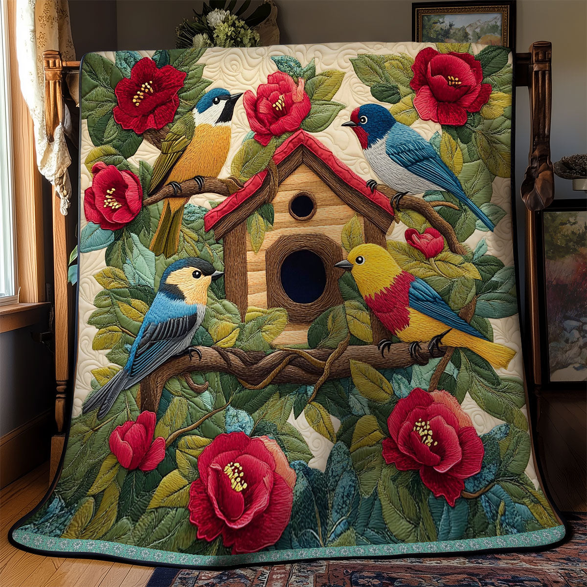 Bird House WX1811002CL Quilt